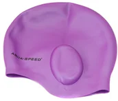 Pływanie - Aqua Speed Czepek Aquaspeed ucho silikon 5872 09 fioletowy senior 5872 09 5872 09 - miniaturka - grafika 1