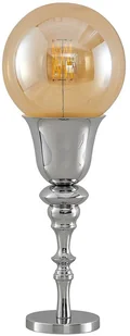 LUCANDE Lucande Gesja lampa stołowa, bez klosza, chrom - Lampy stojące - miniaturka - grafika 4