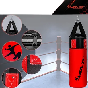 MOVIT WOREK BOKSERSKI DLA DZIECI + RĘKAWICE BOKSERSKIE 20040907 - Worki treningowe - miniaturka - grafika 5