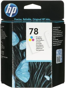 HEWLETT-PACKARD Tusz HP C6578D (oryginał HP78 HP 78; 19 ml; kolor) C6578D - Tusze zamienniki HEWLETT-PACKARD Tusz HP C6578D (oryginał HP78 HP 78; 19 ml; kolor) C6578D - Tusze zamienniki - miniaturka - grafika 1