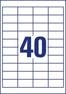 Avery Zweckform Trwałe etykiety uniwersalne Zweckform A4 30ark./op. 48,5x25,4mm białe PROMOCJA! AVE-4780 - Etykiety do drukarek - miniaturka - grafika 2