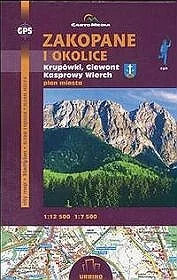 Zakopane i okolice. Krupówki, Giewont i Kasprowy Wierch Plan miasta - CartoMedia - Atlasy i mapy Zakopane i okolice. Krupówki, Giewont i Kasprowy Wierch Plan miasta - CartoMedia - Atlasy i mapy - miniaturka - grafika 1