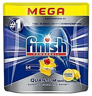 Finish Quantum Max tabletki do zmywarki 64 sztuk cytrynowe - Środki do kuchni i łazienki - miniaturka - grafika 9