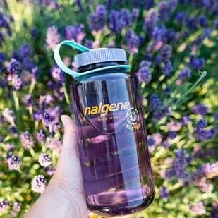 Nalgene Butelka na wodę Wide Mouth Sustain Nalgene 1 l - aubergine 2020-0332 - Shakery i bidony sportowe - miniaturka - grafika 3