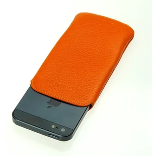 Etui Easy Rolax dedykowane do Apple iPhone SE/5S/5 pomarańczowe - Etui i futerały do telefonów - miniaturka - grafika 5