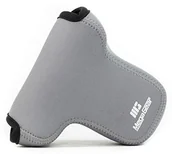 Akcesoria fotograficzne - Fuji megagear Ultra lekka marterial for X-T20, X-T10 torba na aparat z neoprenu z 16 50 MM lub 18 55 MM aparat kompaktowy, szary MG581 - miniaturka - grafika 1