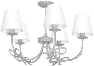 Decoland Żyrandol KOKARDKA 5xE14/60W/230V - Lampy sufitowe - miniaturka - grafika 2