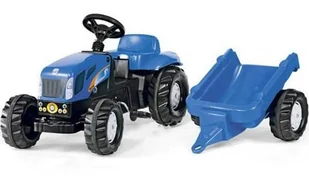 Rolly Toys Traktor KID New Holland z łyżką i przyczepą - 23929 - Jeździki dla dzieci - miniaturka - grafika 5