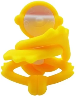 Mombella ŻÓŁTA MAŁPKA silikonowy gryzak Mombella MO P8081-3 - Gryzaki dla dzieci - miniaturka - grafika 6