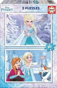 Educa Puzzle 2x20 ELEMENTÓW Kraina Lodu 16847 GXP-564715 - Puzzle Educa Puzzle 2x20 ELEMENTÓW Kraina Lodu 16847 GXP-564715 - Puzzle - miniaturka - grafika 1