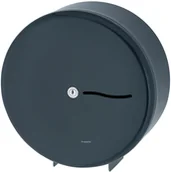 Dozowniki papieru i mydła dla firm - Dozownik na papier toaletowy Jumbo Maxi Grafitowy podajnik stalowy na papier toaletowy GRAJBB - miniaturka - grafika 1