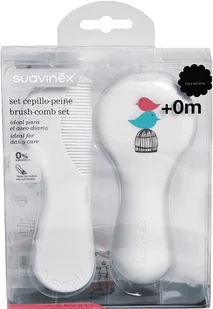 SUAVINEX Szczotka i grzebień kolor biały 3162385 - Inne akcesoria do pielęgnacji dzieci - miniaturka - grafika 2