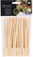 Inne naczynia kuchenne - EH Excellent Houseware Wykałaczki DREWNIANE szpikulce bambusowe do przystawek przekąsek szaszłyków 15 cm 50 sztuk 144306 - miniaturka - grafika 1