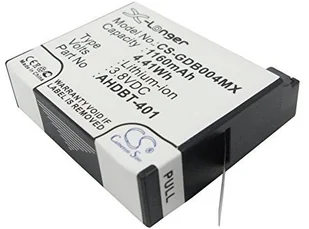 GOPRO Bateria Akumulator AHDBT-401 Do HERO4 HERO4+ - Akcesoria do kamer sportowych - miniaturka - grafika 2