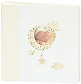 Albumy fotograficzne - Walther ME-114 cykli wkładania Baby Album Bambini z wycięcie do osobistych nazwy z etykiety polami do 200 Photos 10 x 15 cm beżowy, beżowy, 1 - opakowanie ME-114 - miniaturka - grafika 1