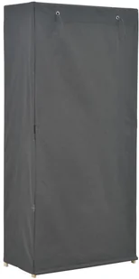 vidaXL vidaXL Szafa, szara, 79 x 40 x 170 cm, materiałowa - Szafy - miniaturka - grafika 3