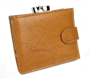 Wilmar (PL) Portfel Damski (PL) 10 cm Klamra Skóra Włoska WIL_P10 10 x 9 x 2 [cm] - Portfele - miniaturka - grafika 15