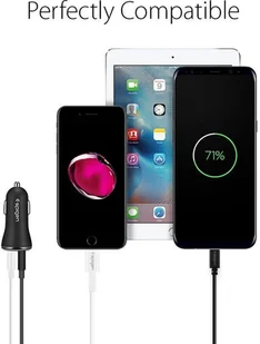 Spigen Ładowarka samochodowa Spigen Quick Charge 3.0 Car Charger F27QC 2x USB, czarna 000CG20643 - Ładowarki samochodowe - miniaturka - grafika 11