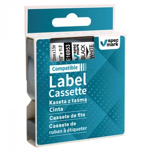 Dymo strefadrukarek.pl Taśma D1 16953 elastyczna 12mm x 3.5m biała czarny nadruk - zamiennik| OSZCZĘDZAJ DO 80% - ZADZWOŃ! 730811399 PROMOCJA! RH-16953 - Etykiety do drukarek - miniaturka - grafika 3