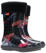 Buty dla dziewczynek - Demar Kalosze dziecięce HAWAI PRINT AM (20-27) 0048AM - miniaturka - grafika 1