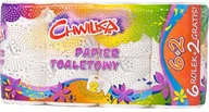 Papier toaletowy - Chwilka Chwilka papier toaletowy 6+2 biały 2-warstwowy - miniaturka - grafika 1