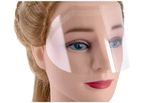 Poniks Osłonka na oczy ochrona podczas strzyżenia grzywki 100szt. BO005 - Pozostałe akcesoria fryzjerskie - miniaturka - grafika 2