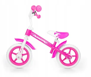 Milly Mally Rowerek Biegowy Dragon pink - Rowerki biegowe - miniaturka - grafika 20