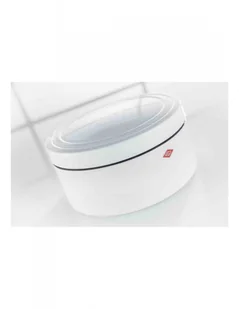 Wesco Pojemnik na pieczywo okrągły biały MATT 324402-74 - Pojemniki kuchenne - miniaturka - grafika 2