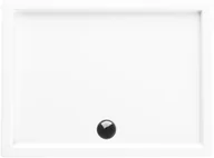 Brodziki prysznicowe - SENSEA IPSILON 90x160 prostokątny biały - miniaturka - grafika 1