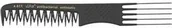 Grzebienie fryzjerskie - Hercules Sägemann Hercules do szycia mężczyzna Wilk 37 toupier widelec grzebień A 611  czarny A611SCHWARZ - miniaturka - grafika 1
