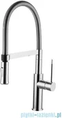 Baterie kuchenne - Omnires bateria zlewozmywakowa z obrotową wylewką chrom X3 - miniaturka - grafika 1