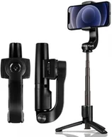 Uchwyty samochodowe do telefonów - Spigen S610W GIMBAL WIRELESS SELFIE STICK BLACK AMP01862 - miniaturka - grafika 1