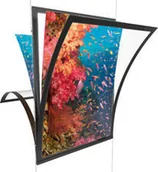 Tablice i flipcharty - MAGNETOPLAN Tablica świetlana LED dwustronna A2 system lin NEW 122322 - miniaturka - grafika 1