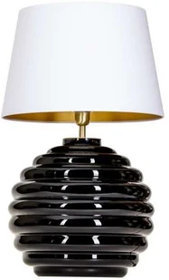 4concepts Stojąca LAMPA stołowa SAINT TROPEZ BLACK L215222229 nocna LAMPKA abażurowa do sypialni czarna L215222229 - Lampy stojące - miniaturka - grafika 5