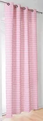 Firany i zasłony dla dzieci - Linder 471/60/49887/377fr zasłona z oczkami, poliester różowa 145 x 240 cm 471/60/49887/377FR - miniaturka - grafika 1