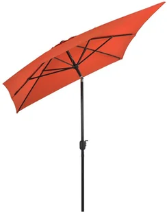vidaXL Parasol ogrodowy na metalowym słupku, 300 x 200 cm, terakotowy - Parasole ogrodowe - miniaturka - grafika 4