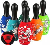 Zabawki i gry sportowe - SUNFLEX Komplet kręgli Funsport SUNFLEX Bowling Set Circus - miniaturka - grafika 1