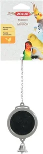 Zolux Lusterko okrągłe z dzwoneczkiem, na łańcuszku Dostawa GRATIS od 99 zł + super okazje - Akcesoria dla ptaków - miniaturka - grafika 2