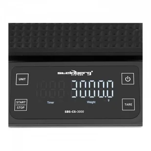STEINBERG Waga do kawy - 3 kg / 0,1 g - 15 x 15 cm - LCD STEINBERG 10030913  SBS-CS-3000 10030913  SBS-CS-3000 - Inne urządzenia gastronomiczne - miniaturka - grafika 4