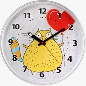 Zegary - Zegar dziecięcy z kotkiem 30cm - miniaturka - grafika 1