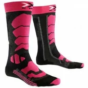 Skarpety termoaktywne - X-Socks Skarpety narciarskie ski control 2.0 lady 2017 czarny|rÓŻowy - miniaturka - grafika 1