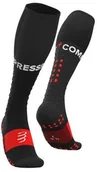 Skarpetki sportowe męskie - Compressport skarpety kompresyjne FULL SOCKS RUN czarne - miniaturka - grafika 1
