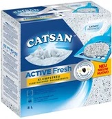 Żwirek dla kotów - Catsan Catsan Active Fresh żwirek zbrylający się 3 x 8 l - miniaturka - grafika 1