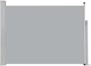 vidaXL vidaXL Wysuwana markiza boczna na taras, 100 x 500 cm, szara - Markizy - miniaturka - grafika 3