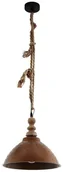 Lampy sufitowe - Eglo 33026 - Żyrandol na lince RIDDLECOMBE 1xE27/60W/230V patyna brązowa - miniaturka - grafika 1