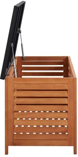 vidaXL Skrzynia ogrodowa, 150 x 50 x 55 cm, lite drewno eukaliptusowe vidaXL - Skrzynie ogrodowe - miniaturka - grafika 6