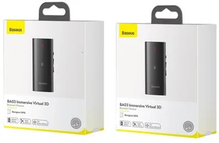 Baseus Odbiornik Bluetooth 5.0 BA03, dźwięk 3D, NFC, aptX (czarny) BSU951 - Transmitery FM - miniaturka - grafika 16
