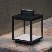 Lampy ogrodowe - Faro Lorefar Piękna latarnia LED, akumulator z USB - miniaturka - grafika 1