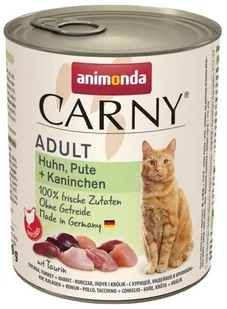 Animonda Carny Carny Adult Kurczak, Indyk + Królik puszka 800g - Mokra karma dla kotów Animonda Carny Carny Adult Kurczak, Indyk + Królik puszka 800g - Mokra karma dla kotów - miniaturka - grafika 2