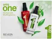 Maski do włosów - Revlon Zestaw Uniq One maska, odżywka czerwona + green tea 2 x 150ml - miniaturka - grafika 1
